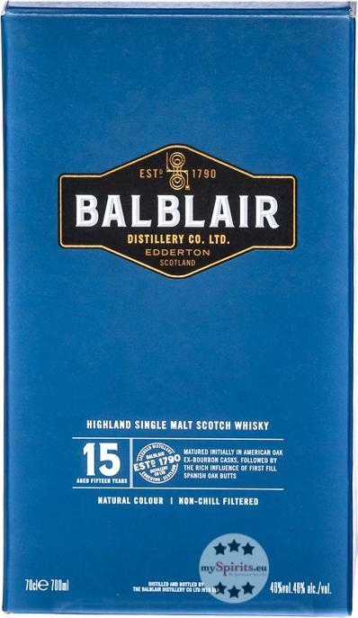 Actual product image Balblair 15y 0.7 l