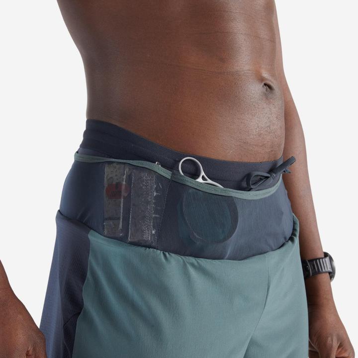 Immagine prodotto Kiprun Men's Trail Running Long-Distance Shorts 2in1-Kiprun Run Ultra 900-Green (S)
