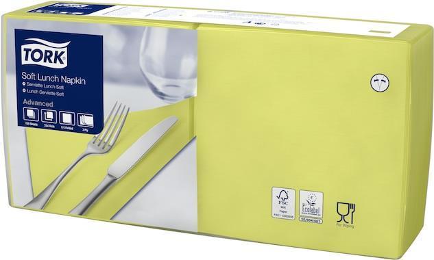 Actual product image Tork 477860 Servietten Limone (150 pcs., 32.80 x 32.50 cm)