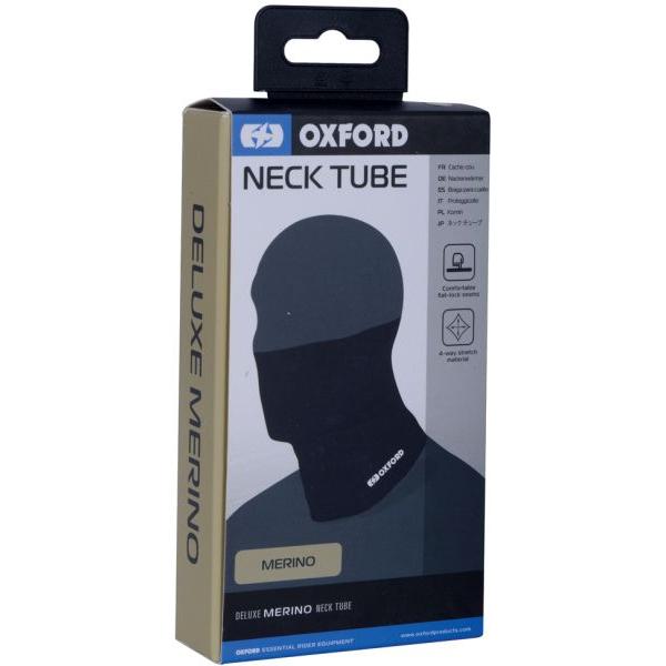 Oxford Deluxe Neck Tube Merino Blk (CA125)