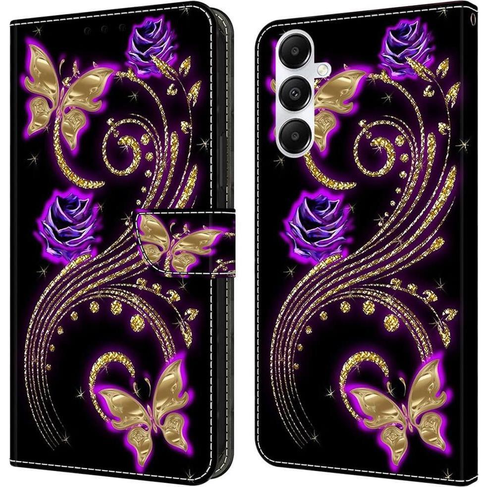 Cover-Discount Galaxy A35 - 3D-Effekt Hülle Etui (Samsung Galaxy A35), Cover smartphone, Blu