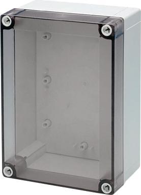 Actual product image Fibox MNX Enclosure, Clear Lid, 130x130x125mm (Housing)
