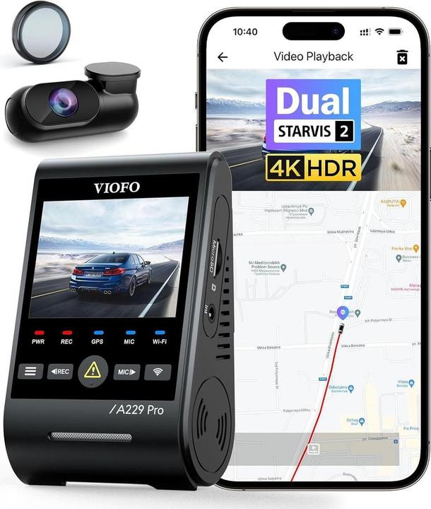 Actual product image Viofo A229 Pro 2CH (4K)