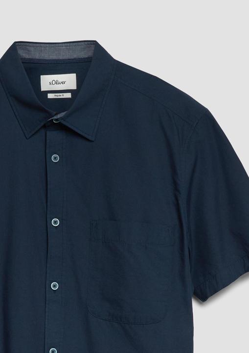 Immagine prodotto s.Oliver Regular Fit: Weiches Hemd aus Baumwoll-Modal-Mix (M)
