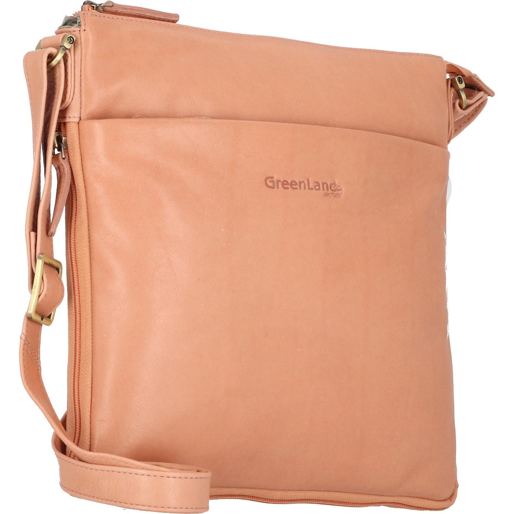 Thumbnail - Greenland Nature, Handtasche, Nature Umhängetasche Leder 28 cm, Rosa