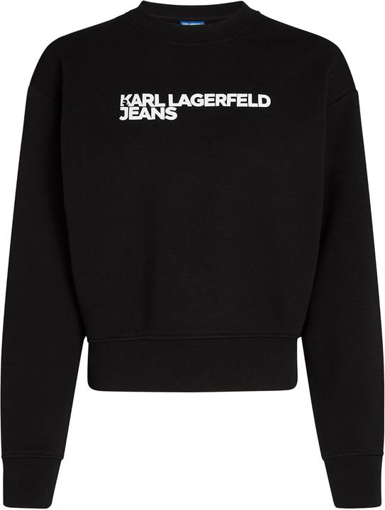 Image du produit Karl Lagerfeld Jeans, Dames, Essential Logo Sweat, Regular Fit, Wit, L (L)