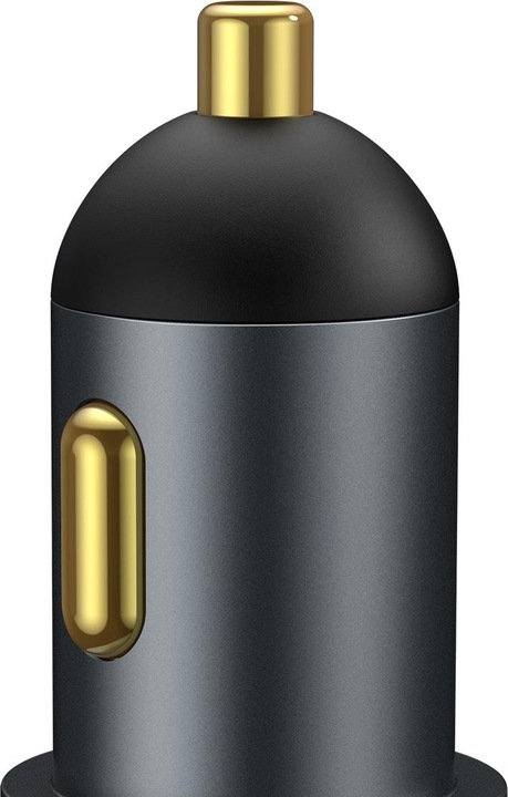 Image du produit Baseus Share Together Fast Charge Car Charger with Cigarette Lighter Expansion Port, USB + USB-C 120