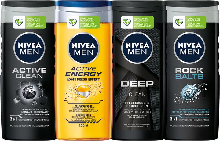Produktbild NIVEA MEN DUPLIKAT Pflegedusche Active Clean (250 ml)