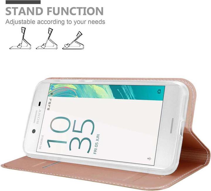 Actual product image Cadorabo Book Classy Style Cover (Sony Xperia X)