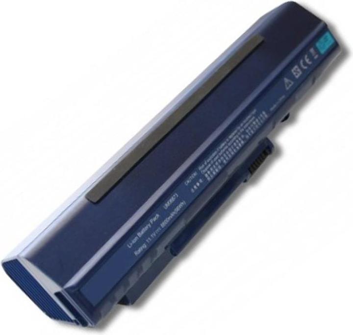 Immagine prodotto Acer Akku Aspire One schwarz bzw. dunkelblau (12 cubicoli, 8800 mAh)