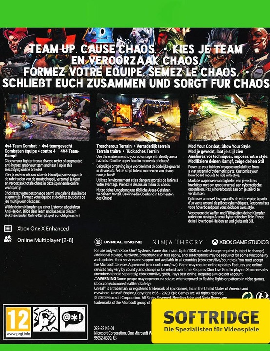 Actual product image Microsoft bleeding edge (Xbox One X, Xbox Series X, Multilingual)