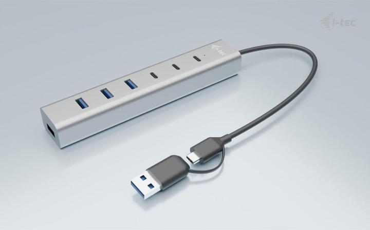 Produktbild i-tec Cahubmetal7 (USB-C, USB-A, 7 Ports)