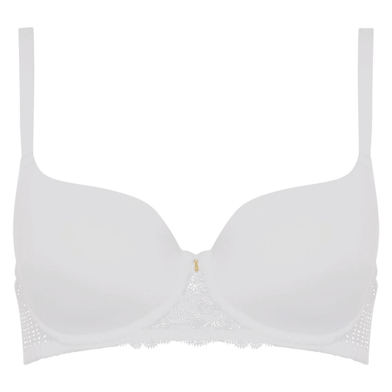 Chantelle, Bh's, EasyFeel - Marilyn - Bedekkende T-Shirt Bh - Wit - C 80, Wit, (80 C)