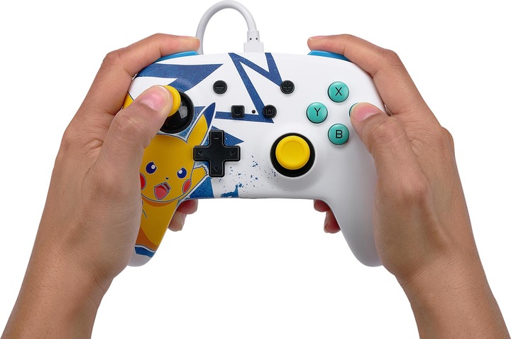 Immagine prodotto PowerA Controller cablato migliorato per Nintendo Switch - Pikachu ad alta tensione (Switch)
