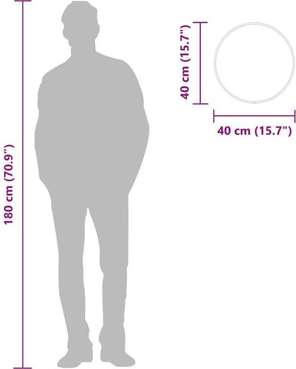 Actual product image vidaXL Beck (40 x 40 cm)