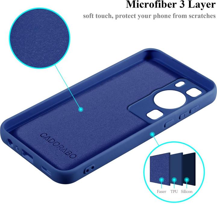 Image du produit Cadorabo Housse pour Huawei P60 Pro TPU avec protection liquide en silicone (Huawei P60 Pro)