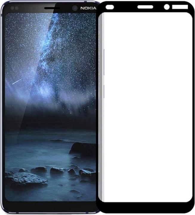 Immagine prodotto Screenguard Nokia 9 PureView Pellicola protettiva di vetro a schermo intero 2.5D 9H (1 pz., Nokia 9 PureView)