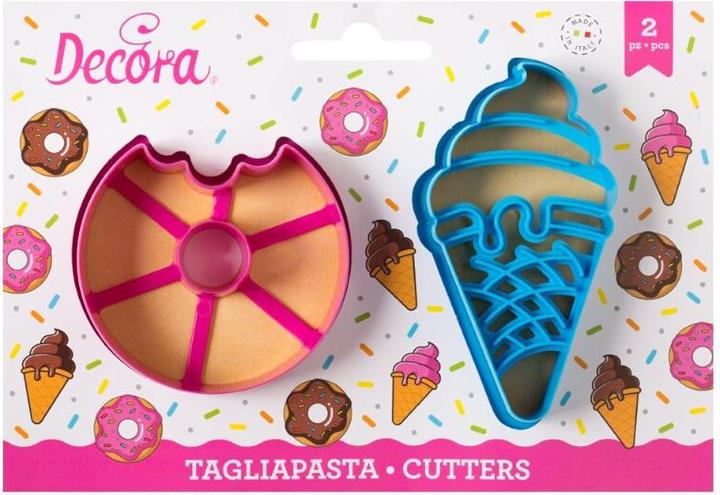 Produktbild Decora Ausstecher - Donut und Eis (2St.)