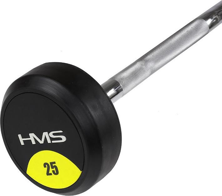 Immagine prodotto HMS GSL25 bilanciere solido/impugnatura gommata spezzata da 25 kg (1 x 25 kg)