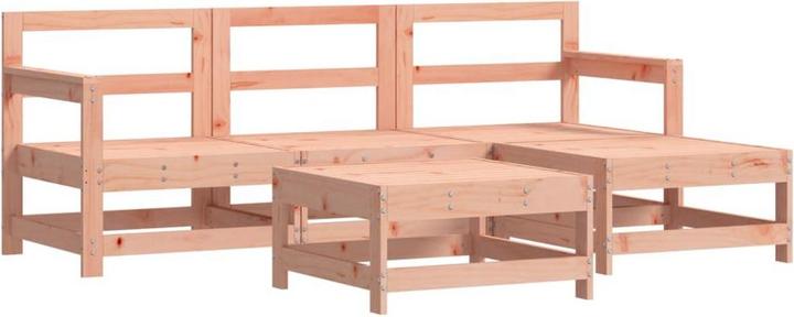 Image du produit VidaXL Ensemble salon de jardin 5 pièces avec coussins Bois massif Douglas