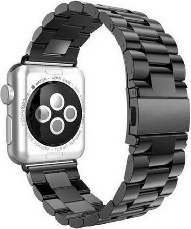 Actual product image pasek Metal Apple Watch 42/44/45 mm czarny/black (Stainless steel)
