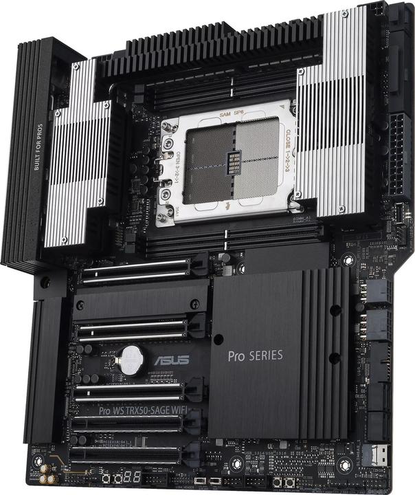 Image du produit ASUS MB PRO WS TRX50-SAGE WIFI (AMD,TRX50,DDR5,CEB) (sTR5, AMD TRX50, E-ATX)