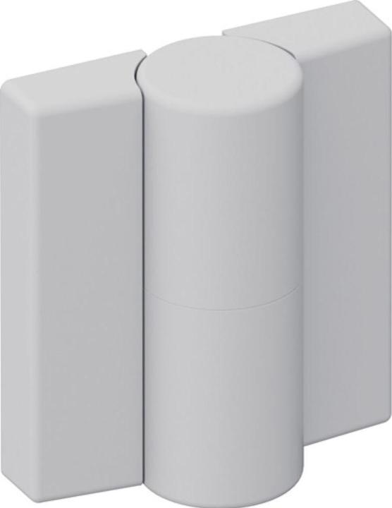 Hewi Scharnier DIN links Höhe 52 mm Breite 47 mm Polyamid mit Metalleinleger signalweiss, matt