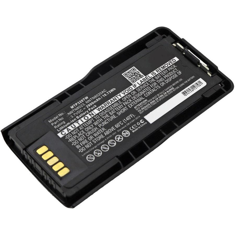 CoreParts Battery for Two Way Radio (1 Zellen, 2900 mAh), Notebook Akku, Schwarz