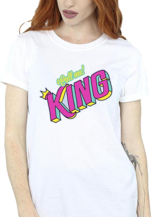 Actual product image Disney Womens/Ladies The Lion King Classic King Cotton Boyfriend T-Shirt (XL)