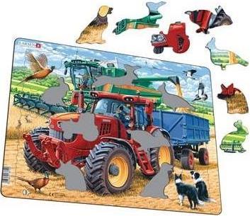 Larsen Puzzel - Boerderij en trekker (39 onderdelen)