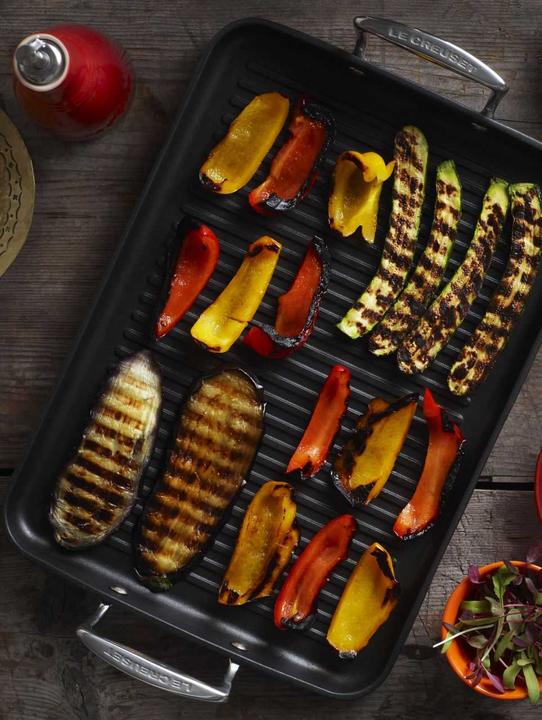 Produktbild Le Creuset Grillplatte mit Rillen (35 cm, Grillpfanne, Aluminium)
