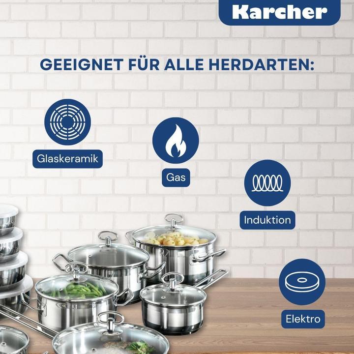 Image du produit Karcher Jasmin (16 cm, Cuiseur à vapeur, Acier inoxydable)