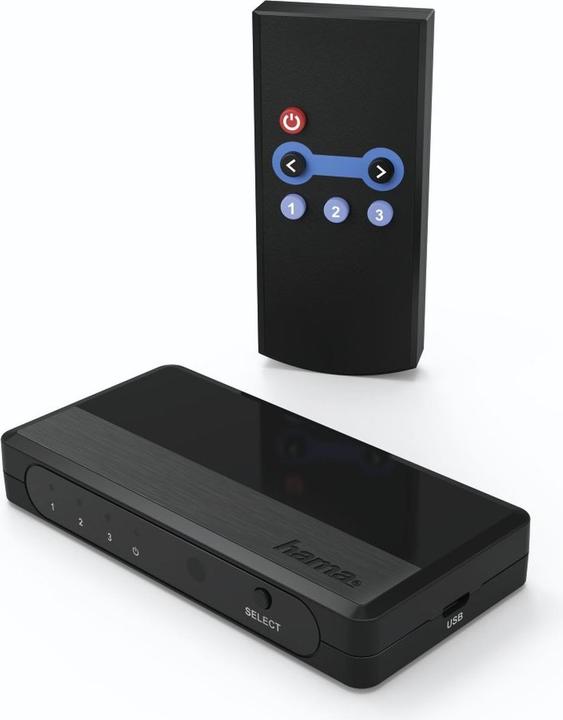 Actual product image Hama HDMI Switch 3x1