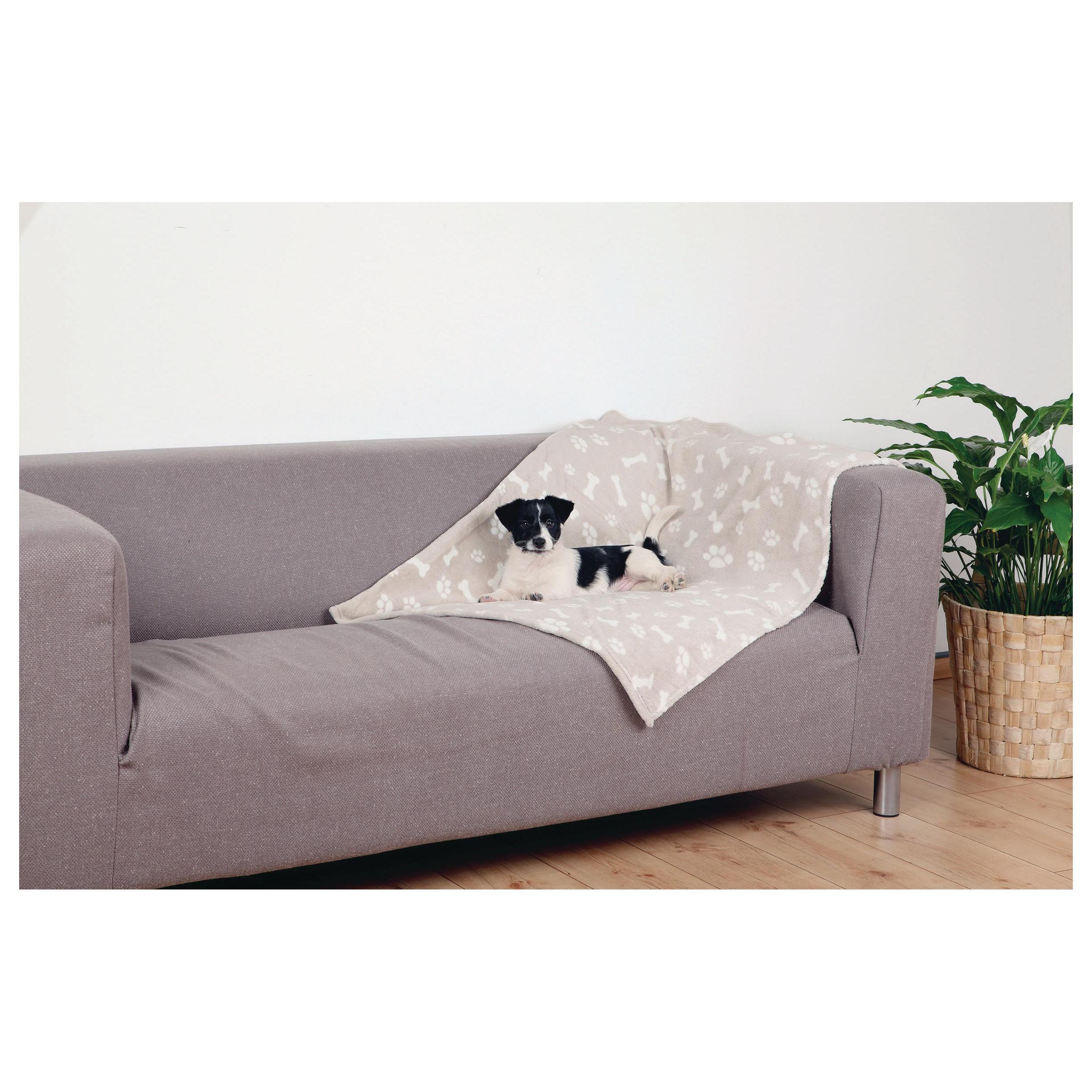 Couverture Kenny. taille S-M. 100 × 75 cm couleur beige. pour chien.