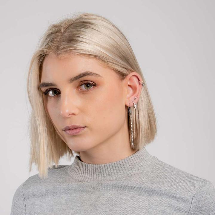 Image du produit Bijouteria Boucles d'oreille (Acier inoxydable, Cristallin)