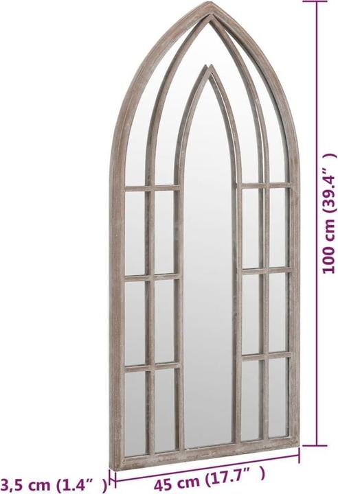 Produktbild vidaXL Spiegel (100 x 45 cm)