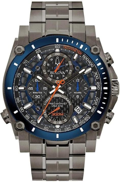 Image du produit Bulova Chronographe à quartz haute précision avec calendrier et étanche (Chronographe, 45 mm)
