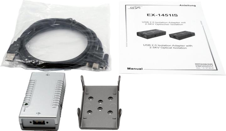 Actual product image Exsys Isolation Adapter USB 2.0 (USB 2.0)