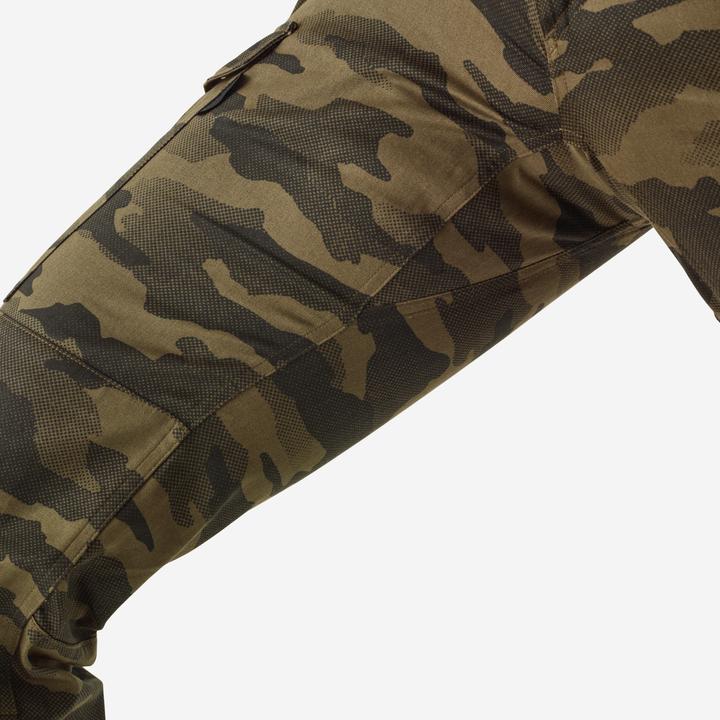 Produktbild Solognac Jagdhose Steppe 500 Cargo strapazierfähig Camouflage braun (XXL)