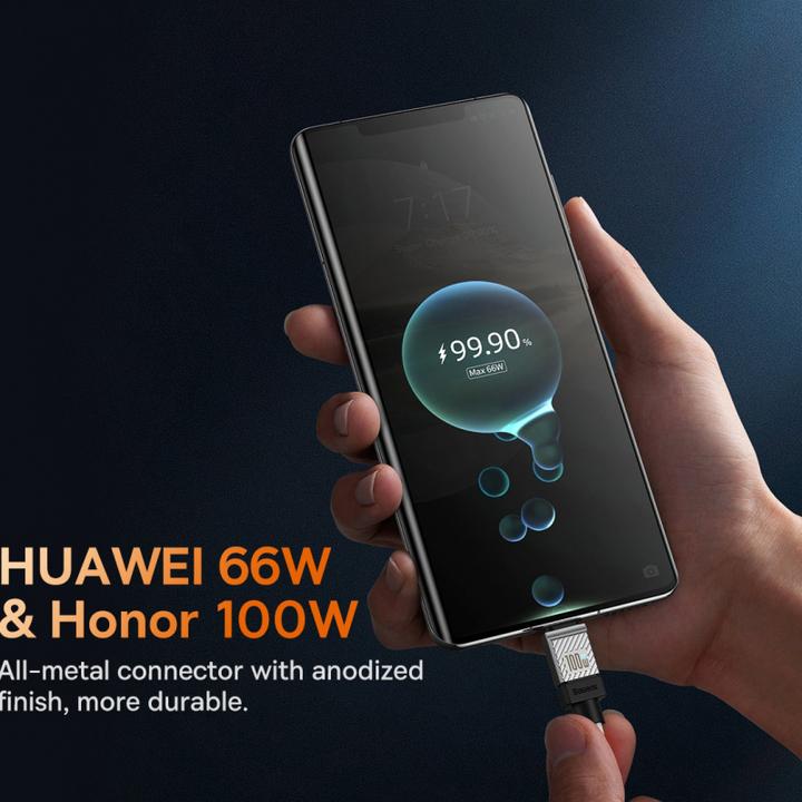 Immagine prodotto Baseus Cavo USB do USB-C CoolPlay 100W 2m (bianco) (2 m, USB 3.0, 100 W)