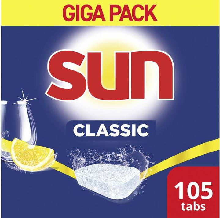 Image du produit Sun 1in1 Tabs (Tabs, 105 Cycles de lavage)