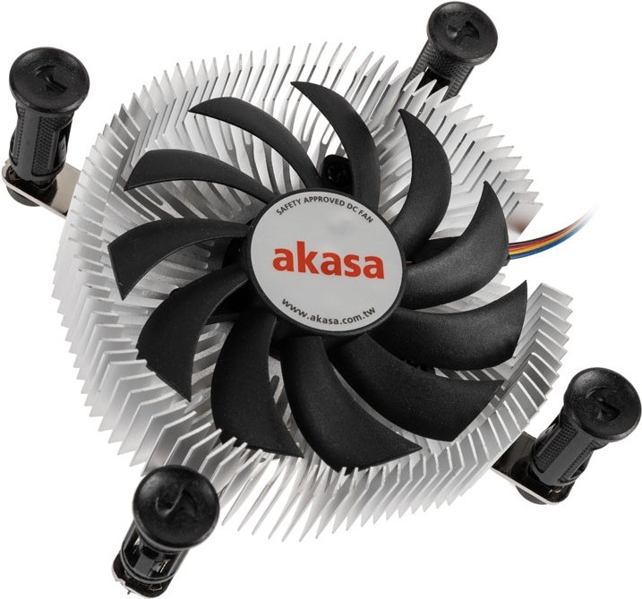 Actual product image Akasa AK-CC6601EP01 Low Profile CPU Cooler - Socket LGA 1700 (26.92 mm)