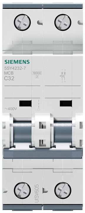 Produktbild Siemens MCB 2 Pole Type C 10kA 32A 400V