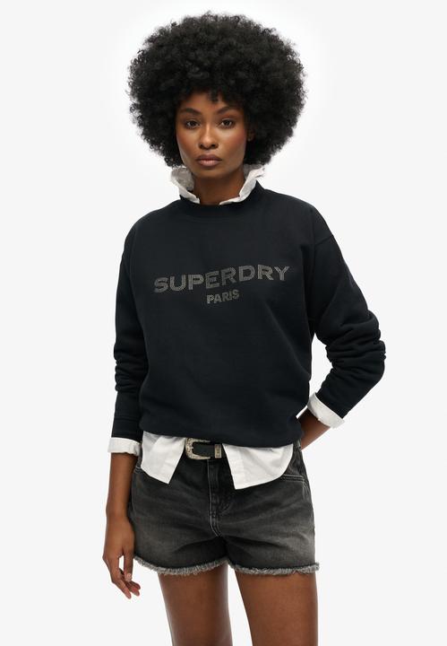 Produktbild Superdry Lockeres Sport Luxe Sweatshirt mit Rundhalsausschnitt (XXS)