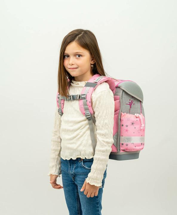 Actual product image Belmil CLASSY School Backpack 5-piece Set Ballet Light (19 l)