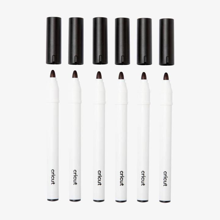 Actual product image Cricut Coloured pencils for cutting plotter black, 6 pcs.