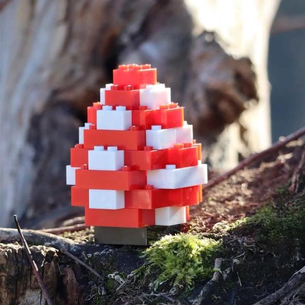 Image du produit Stax ® Osterei Rot/weiss matt