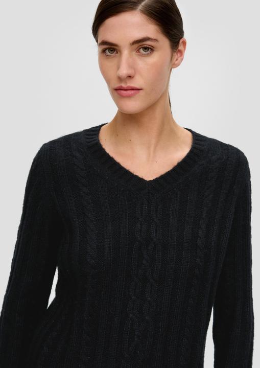 Image du produit s.Oliver Kleid Strickkleid aus Wollmix (S)