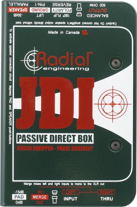 Immagine prodotto Radial JDI passieve DI (Passivo, 1 pz.)