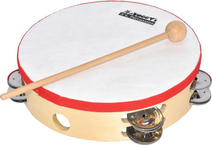 Tambourine with mallet